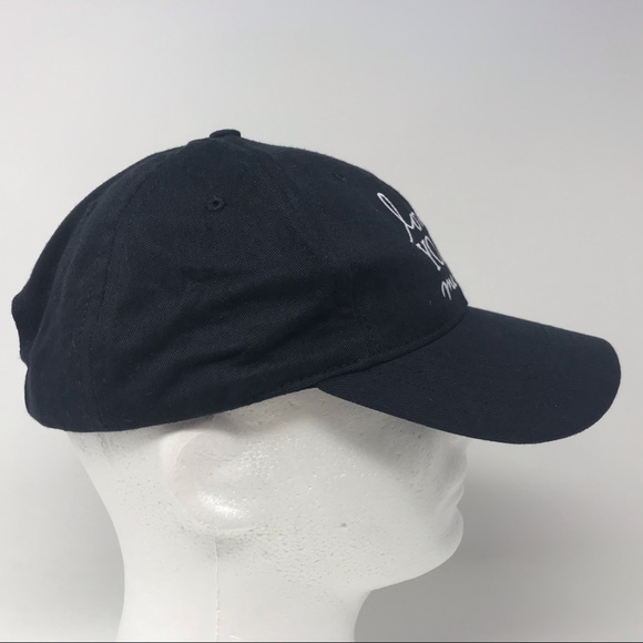 Love Your Melon - Black Embroidered Adjustable Strapback Baseball Hat Cap - Picture 3 of 7